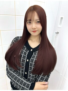 ディスイズ(thisis) 【thisis】ワインレッド/韓国風/レイヤーカット