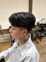 ニコ(nico)&nbsp;センターパート×フェザーパーマ