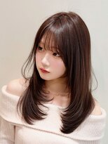 グランド(GRAND)&nbsp;ロングヘア30代20代ストレートレイヤー前髪あり表参道【平島】