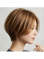 アームスヘアー 狭山ヶ丘店(arm's hair) 【狭山ヶ丘・入間】360度美フォルム。ショート×極細ハイライト