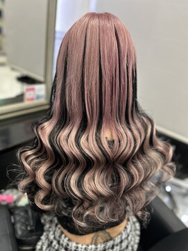 グランディールヘアデザイン(grandir hairdesign) ホワイトピンク！-Yurika-