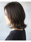 くびれ外はねで叶う大人ボブ