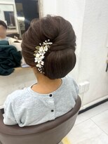 プティクローシェ バイ クオーレ(petite cloche by CUORE) 【和装】和装シニヨン