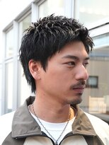 ガズル ハラジュク(GUZZLE HARAJUKU) 20代、30代メンズ刈り上げないスパイキーマレットショート 原宿