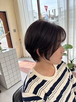 トゥルー(true) 大人ショートボブ 顔周りにレイヤーをいれ上品なショートに★