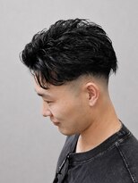 スター 稲沢店(STAR)&nbsp;20代メンズパーマ刈り上げセンターパート