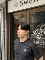 スウェル 押上店(Swell) センターパート×ニュアンスパーマ
