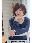 ふんわり大人ボブ