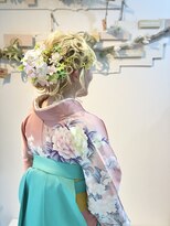 ヘアセットサロンエッジ(Edge)&nbsp;卒業式ローズアップアレンジ