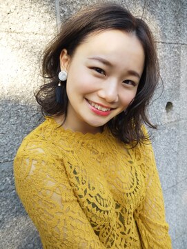 モリオ フロム ロンドン サッポロファクトリー店(morio FROM LONDON) 【morio札幌】2021年人気 大人かわいいパーマミディ