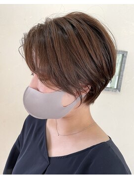 ベルベットヘア 千早店(Velvet hair) ノーバングシアーショート　【福岡 聖容】