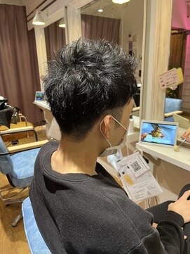 アヴァンス 天王寺店(AVANCE.) MEN'S HAIR 刈り上げ×アップバング
