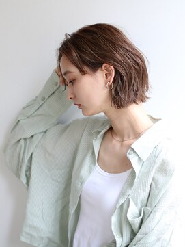 テラスコード 梅田(TERRACE CODE) くびれヘア　透明感　ミントベージュ