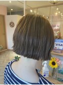 切りっぱなしボブ