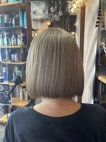 オーバーキャプテンネイキッド(OVER CAPTAIN NAKED)&nbsp;ダブルカラー　ミルクティーブラウン