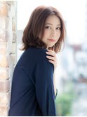 ミディアム ニュアンスヘア【Red neo 恵比寿】 岸