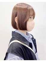 モリオフロムロンドン 松戸店(Morio from London)&nbsp;【松戸　石山】ナチュラルストレートボブ耳掛けボブ20代