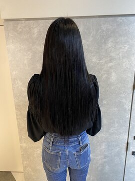 ガルボヘアー 名古屋栄店(garbo hair) #名古屋#栄#プルエクステ#黒髪ロング#馴染み抜群#〈10代#20代〉