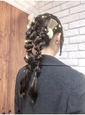 ツイン編み下ろしアレンジ