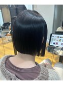 切りっぱなしボブ