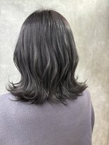 ラボヌールヘアー 宇都宮店(La Bonheur hair) ダークグレー【宇都宮駅/レイヤーカット】