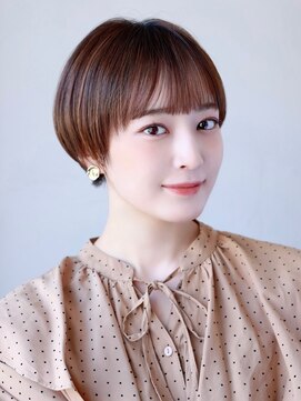 ソイクフ 高田馬場店(SOY-KUFU) 大人可愛い◎イメチェン似合わせカットフルバングレッドブラウン