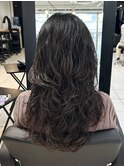 *コテ巻き髪風デジタルパーマ!ゆるふわロングレイヤーパーマ