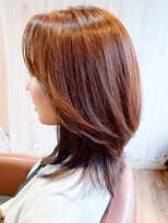 カミビトグロウ(kamibito glow) 20代30代40代大人可愛い髪質改善カラーブラウンレイヤーカット