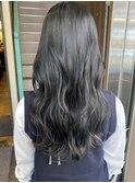 暗髪カラー×アッシュブラック