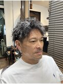 ツイストスパイラルパーマ＆ブリーチメッシュ