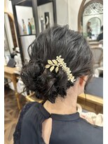 アトリエメルシー 代々木(atelier merci)&nbsp;シニョンアレンジ/結婚式ヘア/ヘアセット