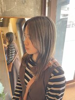 ベルバイヘアスイッチ(by hairswitch)&nbsp;アンブレラカラー/白髪ぼかし/オリーブカラー