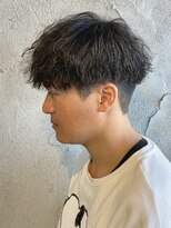 ニアウ 高崎店(Niau)&nbsp;メンズマッシュツイストスパイラルパーマ群馬高崎眉毛刈り上げ