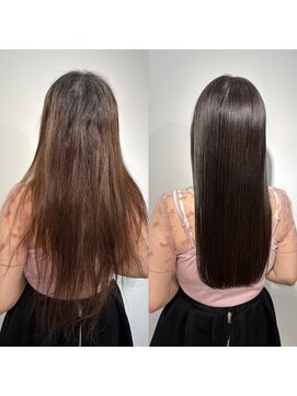 エイプリルセカンド 聖蹟桜ヶ丘駅店(april 2nd) 50代～艶暗髪ロング【聖蹟桜ヶ丘/美容室/髪質改善/縮毛矯正】