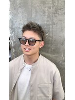 キング 楠葉店(K!ng)&nbsp;波巻きツイストスパイラルパーマ/フェザーパーマ/眉毛/メンズ