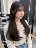 韓国レイヤー/レイヤーカット/顔周りカット/顔周りレイヤー
