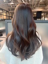 アイティーバイアルバム 藤沢店(IT by ALBUM) おくれ毛顔周りレイヤー韓国ヘアロング_ba494683