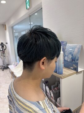 ケンジ 平塚 アネッタ(KENJE annetta) 派手髪★ブルーグリーン