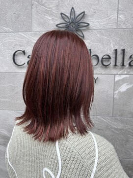 カぺリベラ テラス Capelli bella TERRACE レッドブラウン