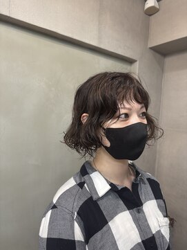 ファビ 渋谷(Fab) くびれヘア/暗めカラー/アプリコットオレンジ/縮毛矯正