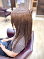 トレセッテ(tre sette)&nbsp;ハイトーンベージュ系カラー/ロングスタイル