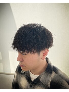 メンズ【波巻きスパイラルパーマ】