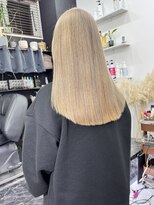 チュダック(ChuDuck)&nbsp;《ミルクティーベージュ》ハイトーン/ケアブリーチ/ダブル/韓国