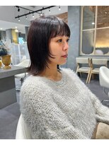 ソイデュエ 梅田(soi due)&nbsp;切りっぱなしボブ×顔まわりレイヤー♪