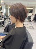 30代40代50代ショート白髪ぼかし銀座丸みくびれ井