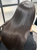 ハーシーバイアポロ 相模大野(HERSHE by apollo)&nbsp;x髪質改善/ホワイトグレージュ/レイヤーカット/チェリーブラウン