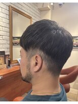 ヘアメイク フレンシア(hair make flencia)&nbsp;清潔感のあるクリーンなツーブロックマッシュ【184スタイル】