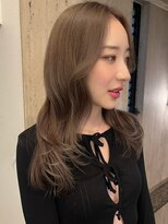 プネル 渋谷(PUNEL)&nbsp;渋谷/オリーブベージュ/海外ガールニュアンスレイヤーミディアム