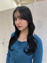 ラ ポルト ドゥ サワ(La Porte de SAWA) 韓国風くびれロング×艶感ダークカラー