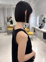 ローウェ 渋谷(Louwe) 耳掛けシンプルボブ【渋谷美容室/渋谷ボブ】